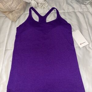 Ebb to street athletica Vibrant Purple Tank Top
